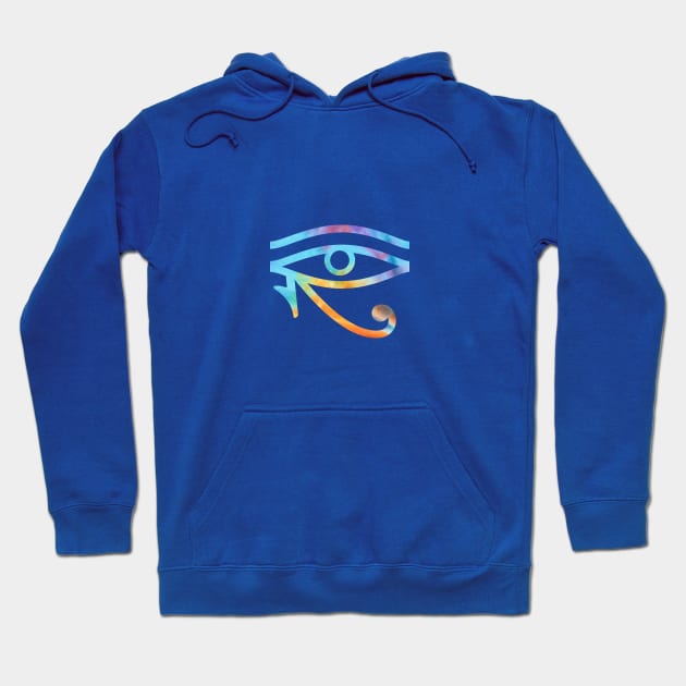 The Eye of Horus - Colourful. Hoodie by Hotshots